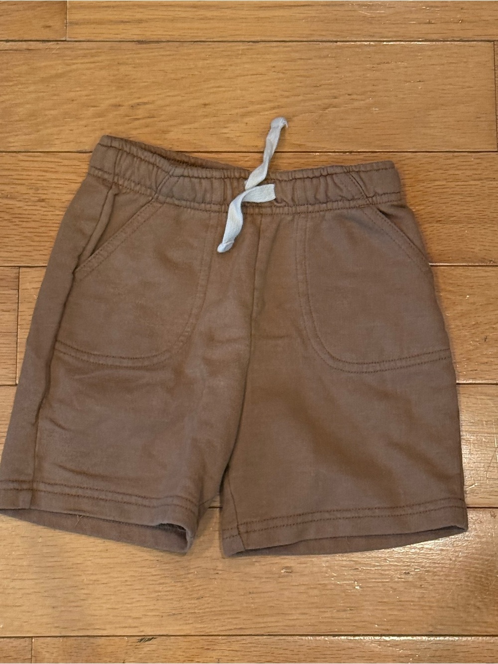Cat & Jack Brown Pull-On Shorts with Drawstring and Pockets